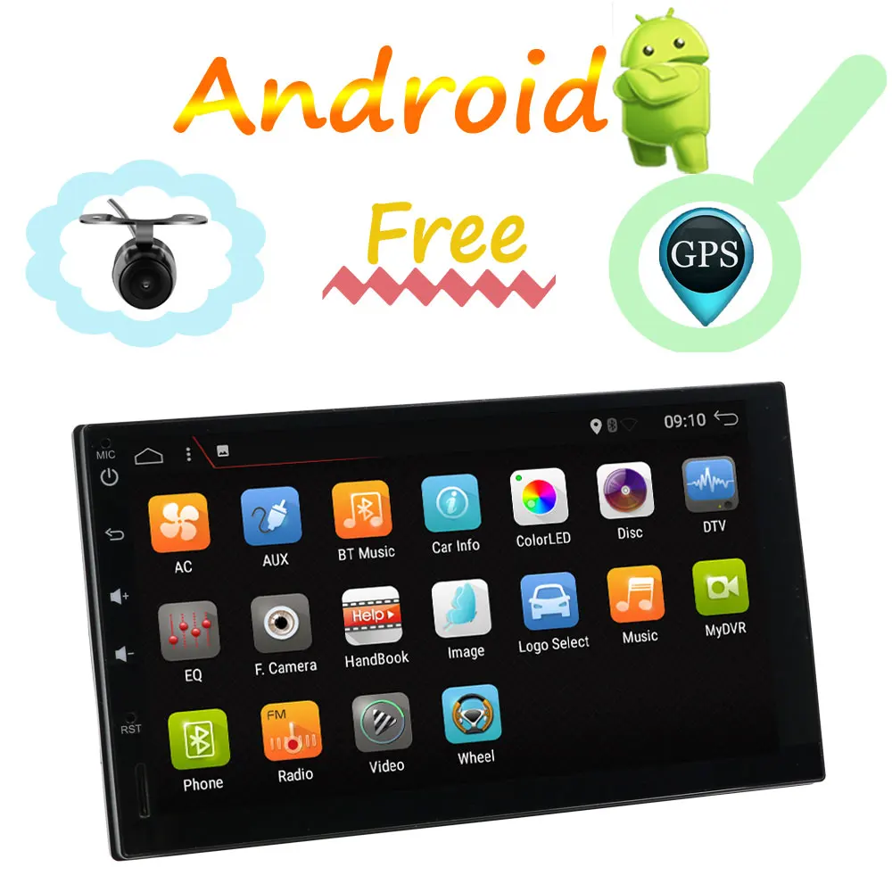 2 Din 7'' Universal Android 9.0 Car Radio Stereo GPS Navigation WiFi 1024*600 Touch Screen 2din Car PC RDS USB VIDEO
2 Din 7'' Universal Android 9.0 Car Radio Stereo GPS Navigation WiFi 1024*600 Touch Screen 2din Car PC RDS USB VIDEO