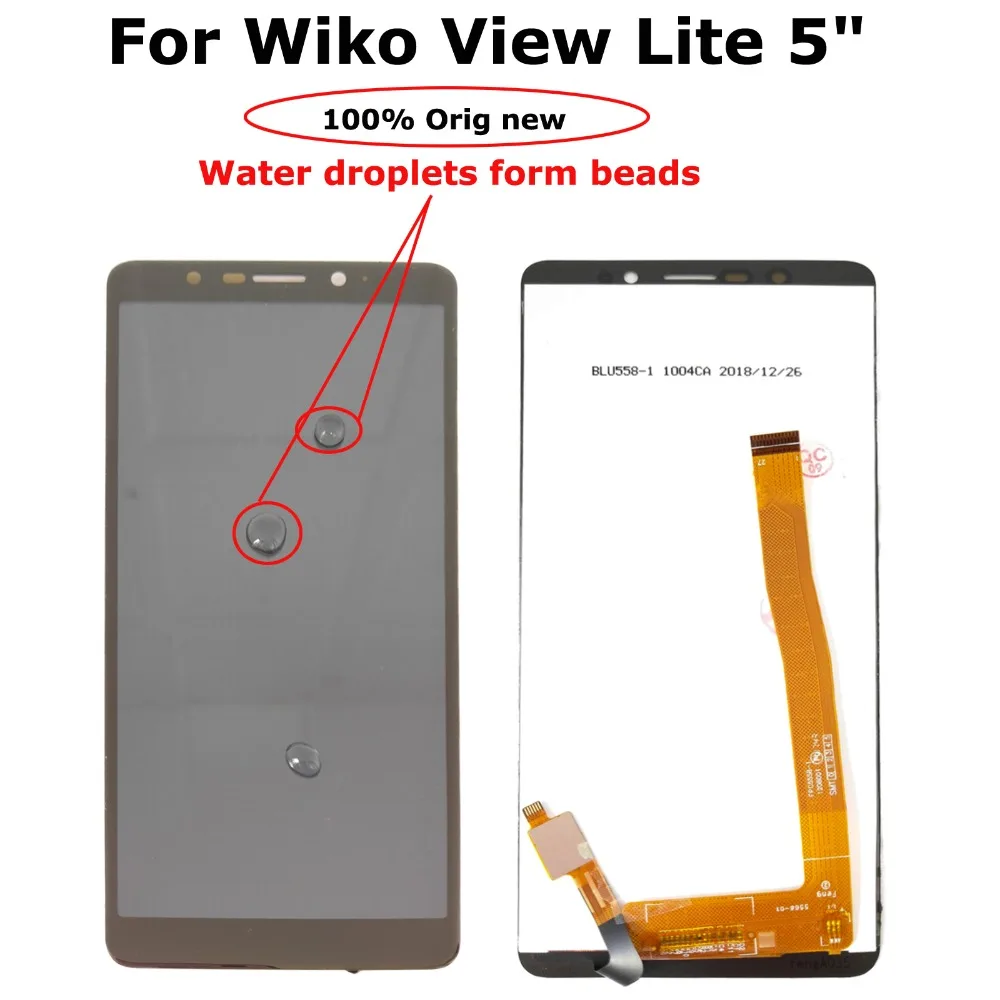 Shyueda IPS Orig New 5" For Wiko View Lite LCD Display Touch Screen Digitizer Assembly Replacement + Free Tools
Shyueda IPS Orig New 5" For Wiko View Lite LCD Display Touch Screen Digitizer Assembly Replacement + Free Tools