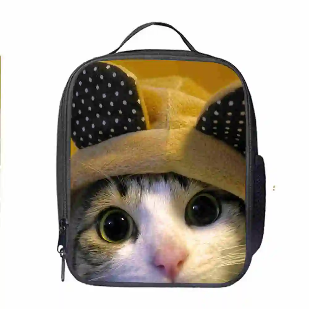 Cat Lunch Bag Customized Game Women Men Teenagers Boys Girls Kid School Thermal Cooler Insulated Tote Box
Cat Lunch Bag Customized Game Women Men Teenagers Boys Girls Kid School Thermal Cooler Insulated Tote Box