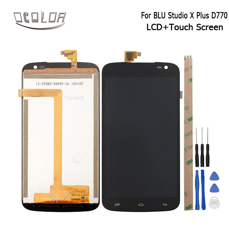 ocolor For BLU Studio X Plus D770 LCD Display and Touch Screen Digitizer Replacement+Tools+Adhesive For BLU Studio X Plus D770
ocolor For BLU Studio X Plus D770 LCD Display and Touch Screen Digitizer Replacement+Tools+Adhesive For BLU Studio X Plus D770