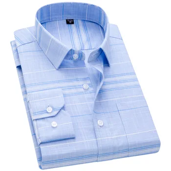 2018 Fashion Men Shirts Long-sleeved Plaid Print Dress Shirt Loose Male Business Brand Work Office Wear Shirt Man Big Size 4XL
2018 Fashion Men Shirts Long-sleeved Plaid Print Dress Shirt Loose Male Business Brand Work Office Wear Shirt Man Big Size 4XL
