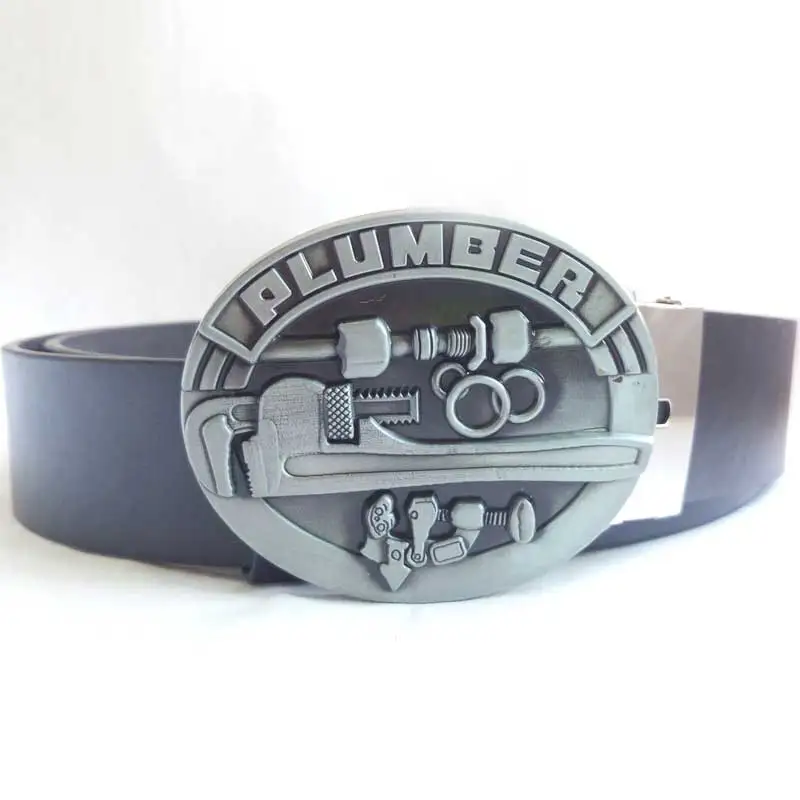 T-DISOM Western Brass Cool Men Plumber Belt Buckles Included 130cm Adjust PU Black Belt Drop shipping
T-DISOM Western Brass Cool Men Plumber Belt Buckles Included 130cm Adjust PU Black Belt Drop shipping