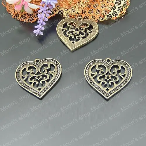 Wholesale 27*27mm Antique Bronze Hollow Heart Alloy Pendants Diy Jewelry Findings Accessories 20 Pieces(JM6422)
Wholesale 27*27mm Antique Bronze Hollow Heart Alloy Pendants Diy Jewelry Findings Accessories 20 Pieces(JM6422)