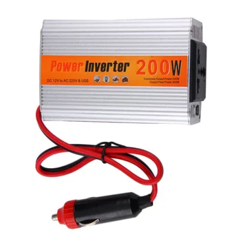 Automobiles Inverter 12v 220v With Usb Car Power Converter 12V DC To AC 220V Adapter Car Adaptor 200W Car Styling
Automobiles Inverter 12v 220v With Usb Car Power Converter 12V DC To AC 220V Adapter Car Adaptor 200W Car Styling