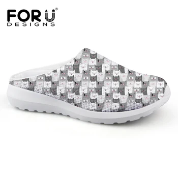 FORUDESIGNS Cute Animal Cat Pattern Summer Women Sandals Fashion Women's Casual Home Slippers Woman Beach Ladies Sandals Water
FORUDESIGNS Cute Animal Cat Pattern Summer Women Sandals Fashion Women's Casual Home Slippers Woman Beach Ladies Sandals Water