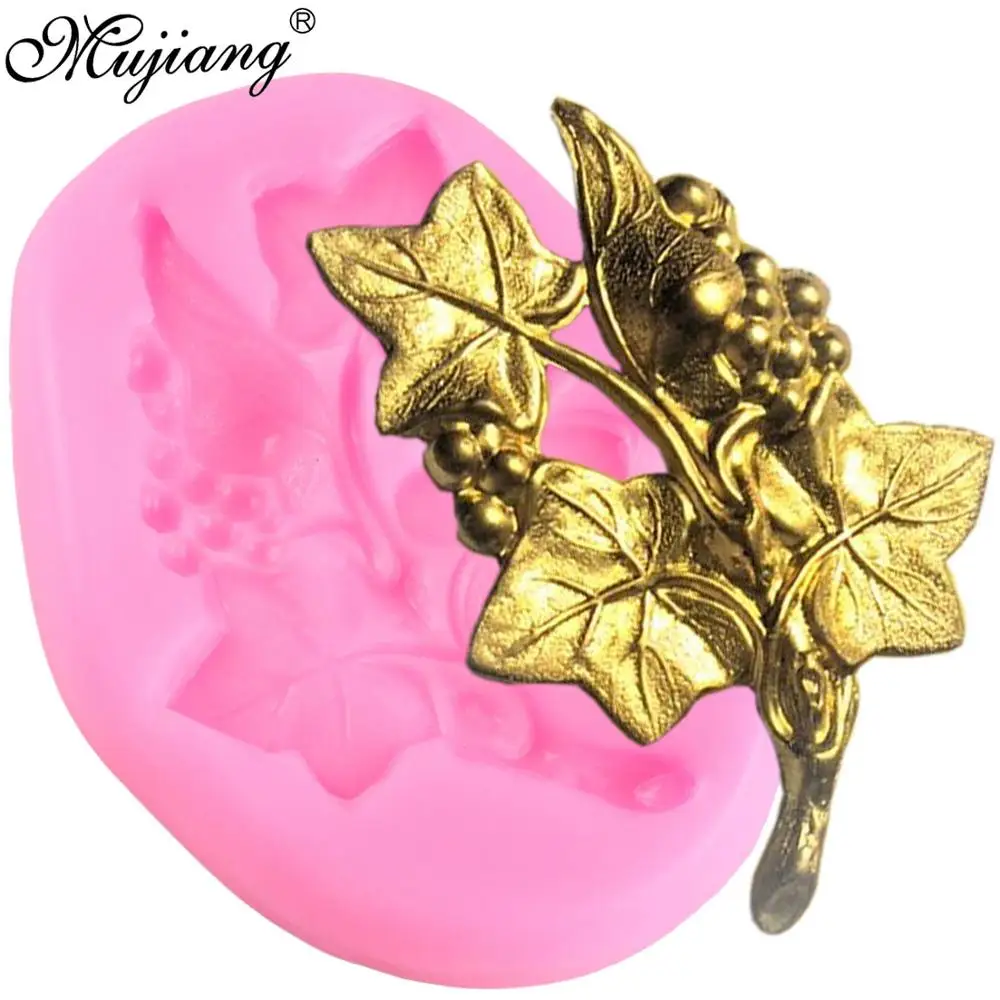 DIY Grape Silicone Mold Leaf Vine Cake Boeder Fondant Molds Cake Decorating Tools Candy Chocolate Gumpaste Moulds
DIY Grape Silicone Mold Leaf Vine Cake Boeder Fondant Molds Cake Decorating Tools Candy Chocolate Gumpaste Moulds