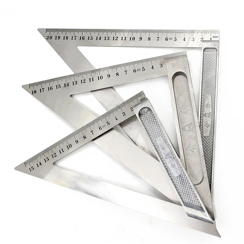 150MM Triangle Shape Ruler Aluminum Alloy Speed Square Protractor Miter Carpenter Measurement Tools Ferramenta Measure Market
150MM Triangle Shape Ruler Aluminum Alloy Speed Square Protractor Miter Carpenter Measurement Tools Ferramenta Measure Market