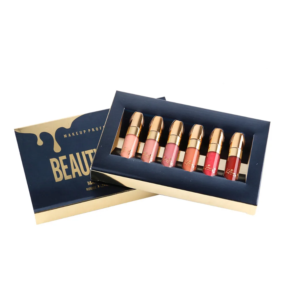 6Pcs/Lot Matte Lipsticks Long lasting Liquid Lip Gloss Moisturizer Birthday Edition Lipgloss Lipstick Lip Makeup Maquiagem
6Pcs/Lot Matte Lipsticks Long lasting Liquid Lip Gloss Moisturizer Birthday Edition Lipgloss Lipstick Lip Makeup Maquiagem