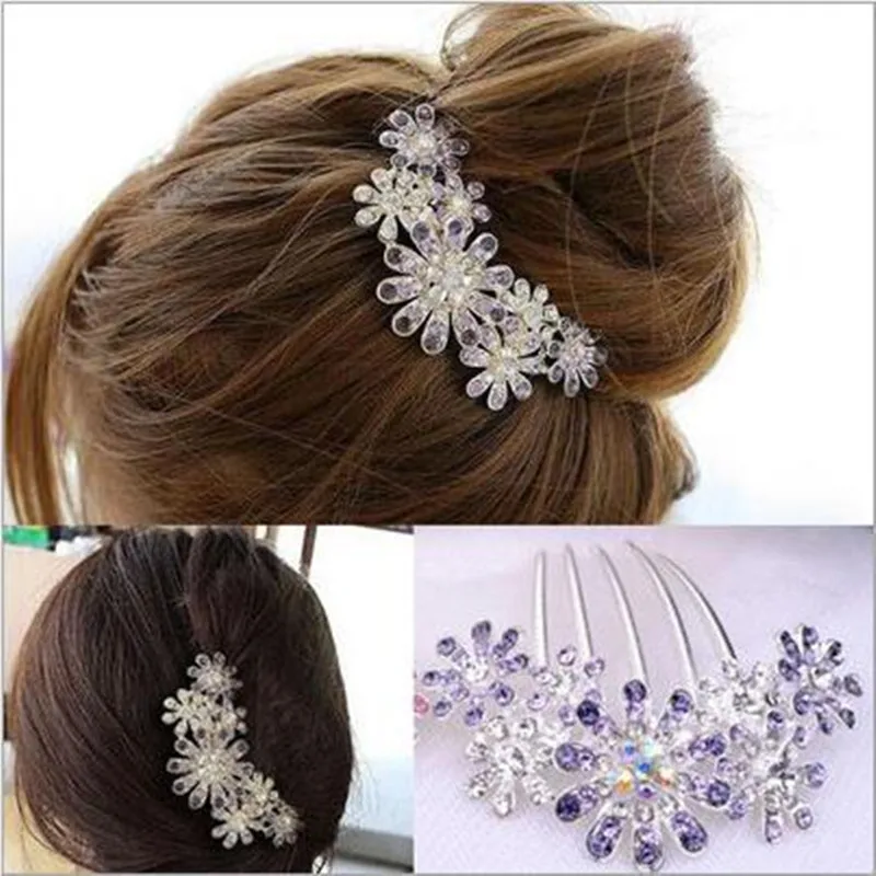 Hairpins for Girls Crystal Flower Hairpin Metal Hair Clips Comb Pin Bridal Bridesmaid Wedding Hairclips orquillas para el pelo
Hairpins for Girls Crystal Flower Hairpin Metal Hair Clips Comb Pin Bridal Bridesmaid Wedding Hairclips orquillas para el pelo