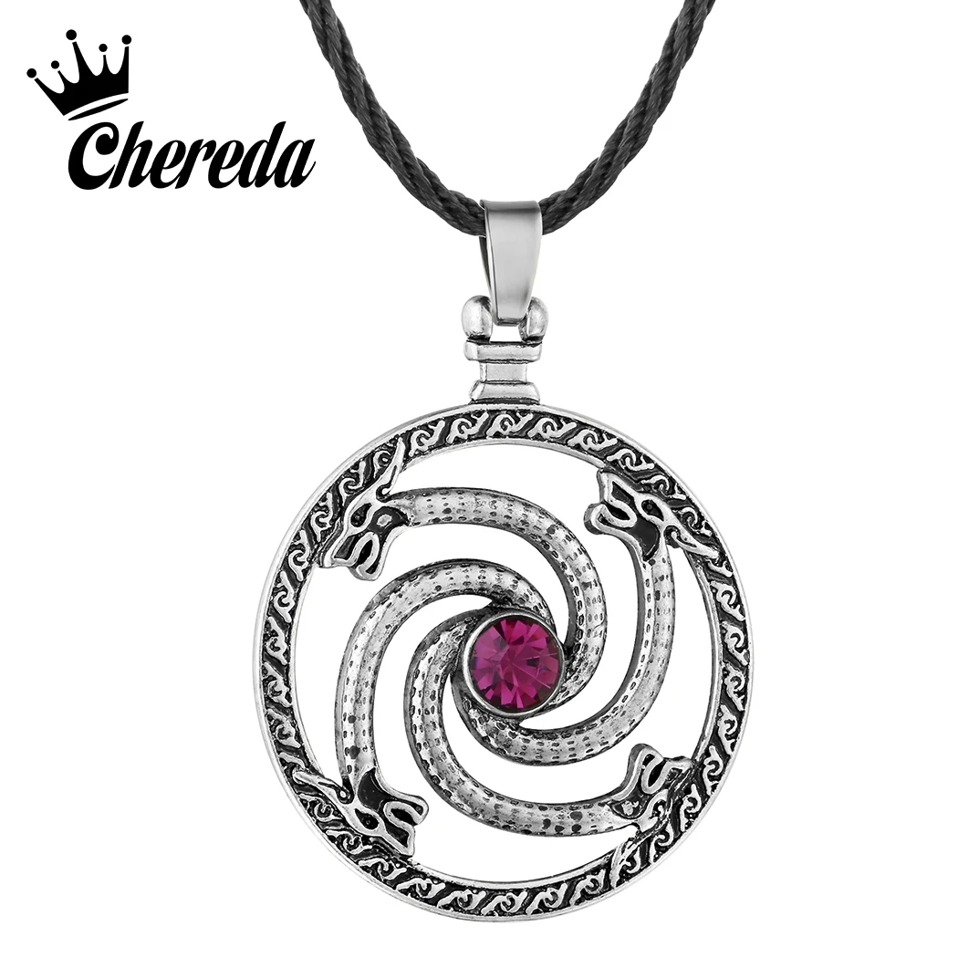 Chereda Vintage Valknut Viking Slavic Pendants&Necklaces Wolfs with Red Stone Round Knot Rope Necklace Boy Present
Chereda Vintage Valknut Viking Slavic Pendants&Necklaces Wolfs with Red Stone Round Knot Rope Necklace Boy Present