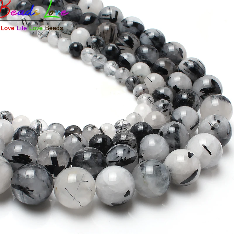 Natural Stone Beads Genuine Black Quartz Rutilated Round Loose Beads For Jewelry Making 15inches/strand 6 8 10 12mm Pick Size
Natural Stone Beads Genuine Black Quartz Rutilated Round Loose Beads For Jewelry Making 15inches/strand 6 8 10 12mm Pick Size