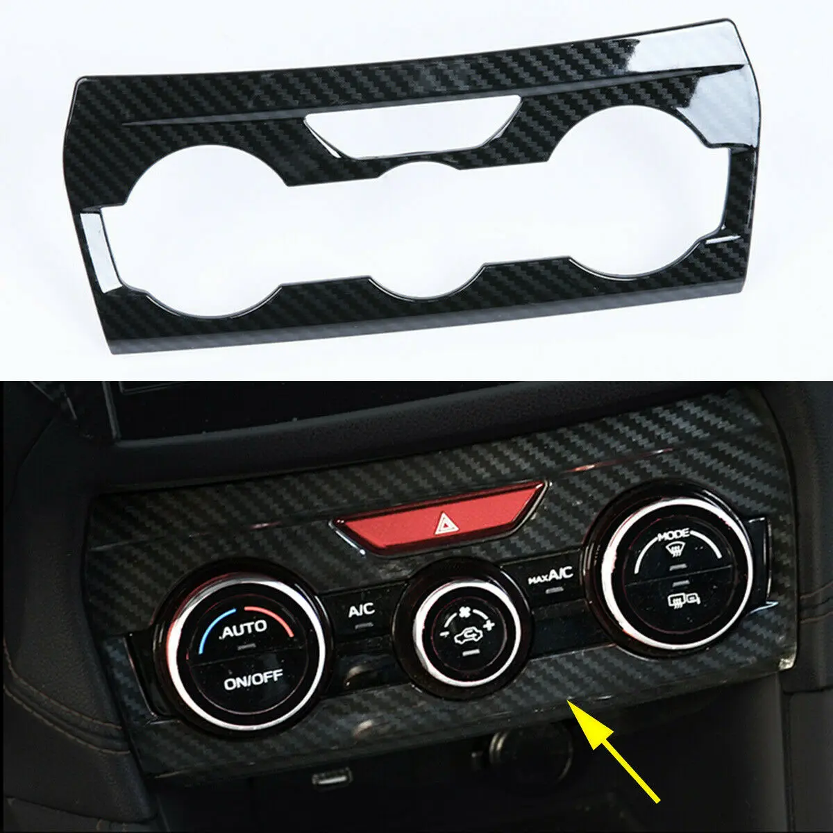 Carbon Fiber Fit For Subaru XV Crosstrek 2018 2019 Air Conditioner A/C Lamp Switch Panel Cover Trim Accessories
Carbon Fiber Fit For Subaru XV Crosstrek 2018 2019 Air Conditioner A/C Lamp Switch Panel Cover Trim Accessories