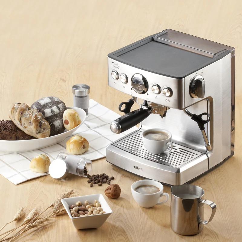 220V Espresso Coffee Maker 19Bar Semi Automatic Stainless Steel Steam Boiling Coffee Milk Foam Machine With Large Water Tank
220V Espresso Coffee Maker 19Bar Semi Automatic Stainless Steel Steam Boiling Coffee Milk Foam Machine With Large Water Tank