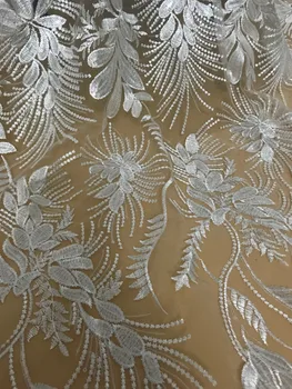 luxury french net lace fabric diudiu-62319 embroidered tulle mesh lace fabric with sequins
luxury french net lace fabric diudiu-62319 embroidered tulle mesh lace fabric with sequins