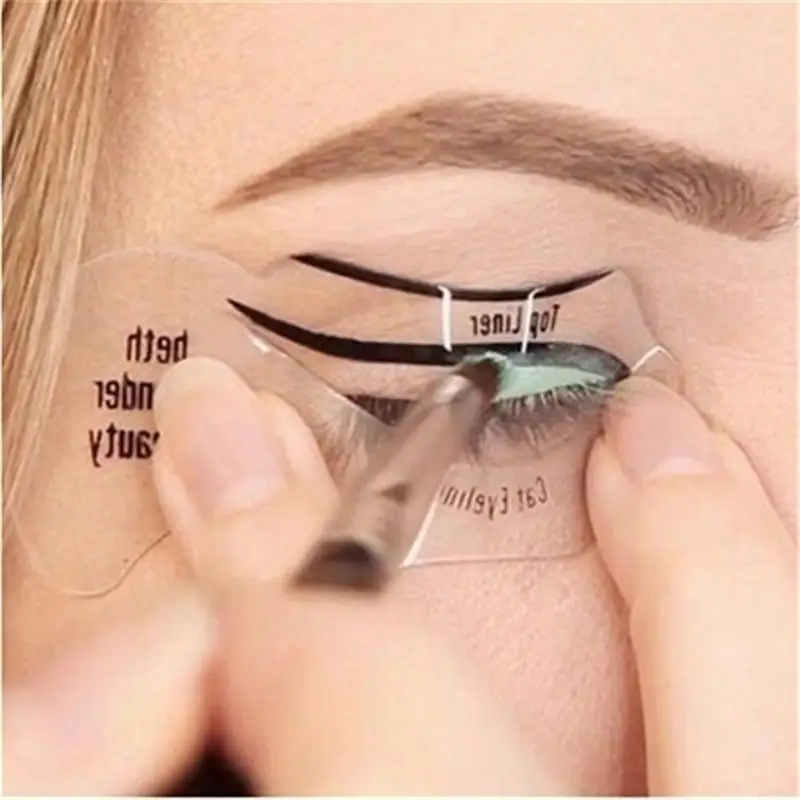 2Pcs/set Eyebrow Stencils Eye Makeup Eyeliner Models Template Top Bottom Eyeliner Card for Sale
2Pcs/set Eyebrow Stencils Eye Makeup Eyeliner Models Template Top Bottom Eyeliner Card for Sale