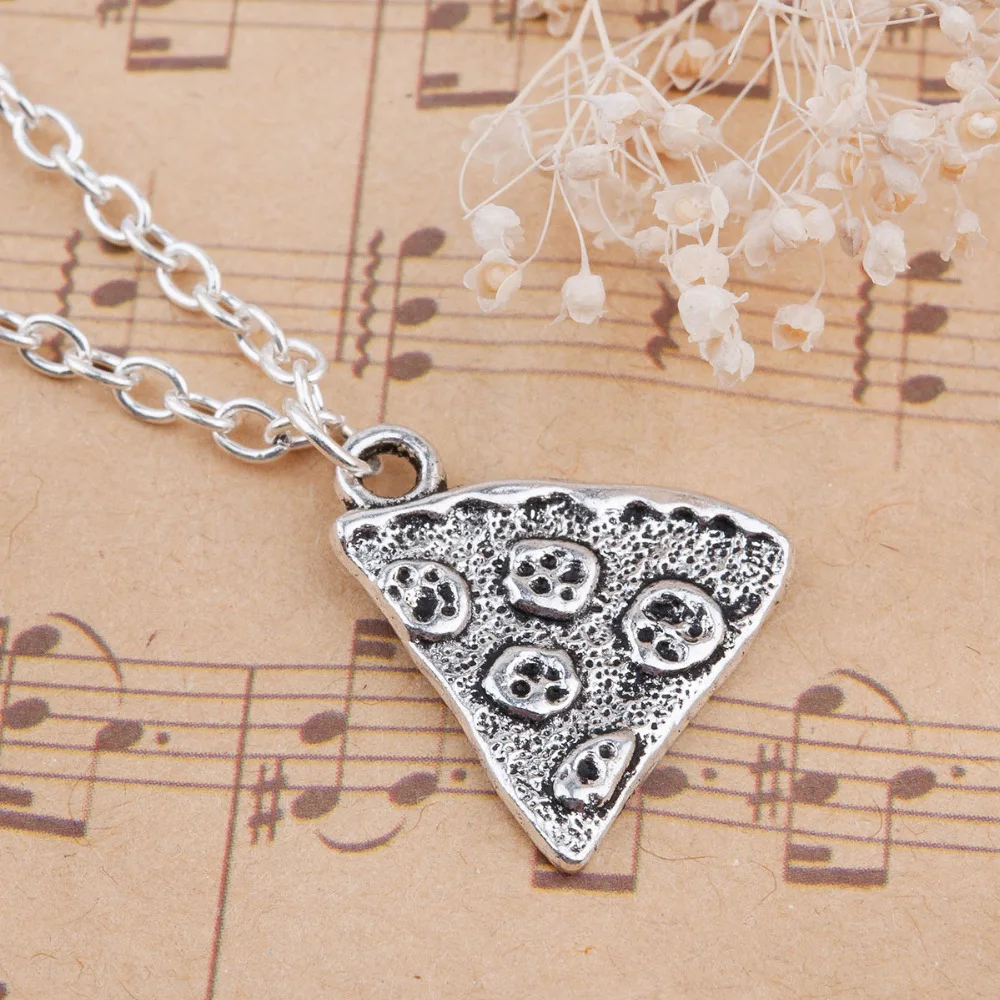 DoreenBeads 2016 Rolo Chain antique silver color Pizza Pendant Necklace Best Friends Friendship 47.0cm(18 4/8") long, 1 Piece
DoreenBeads 2016 Rolo Chain antique silver color Pizza Pendant Necklace Best Friends Friendship 47.0cm(18 4/8") long, 1 Piece