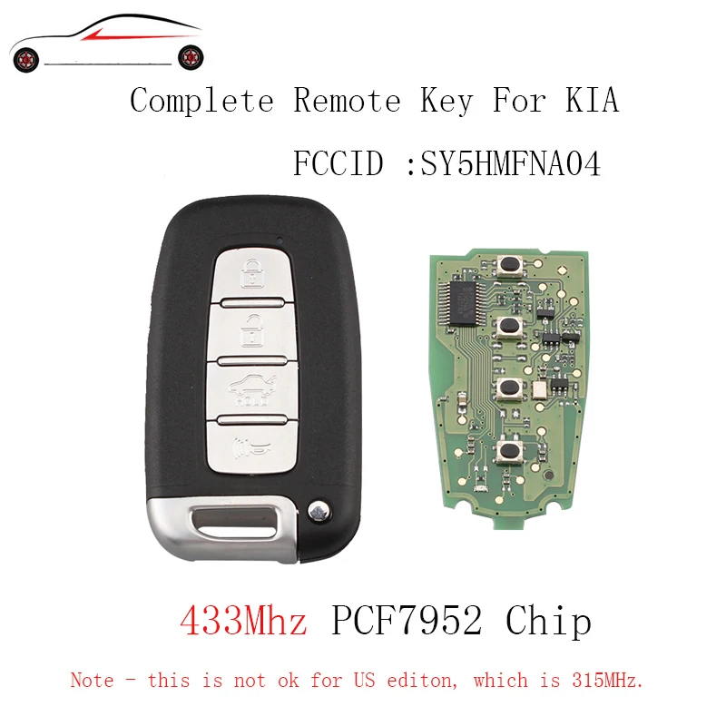GORBIN 433Mhz Car Remote Key For Kia Sportage Soul Borrego 2010 2011 2012 2013 SY5HMFNA04 Transponder chip PCF7952 Original key
GORBIN 433Mhz Car Remote Key For Kia Sportage Soul Borrego 2010 2011 2012 2013 SY5HMFNA04 Transponder chip PCF7952 Original key