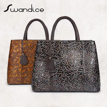 Brush Off Genuine Cow Leather Vintage Embossed Vines Branch Handbags Crossbody Messenger Shoulder Bags Women Crazy Horse Leather
Brush Off Genuine Cow Leather Vintage Embossed Vines Branch Handbags Crossbody Messenger Shoulder Bags Women Crazy Horse Leather