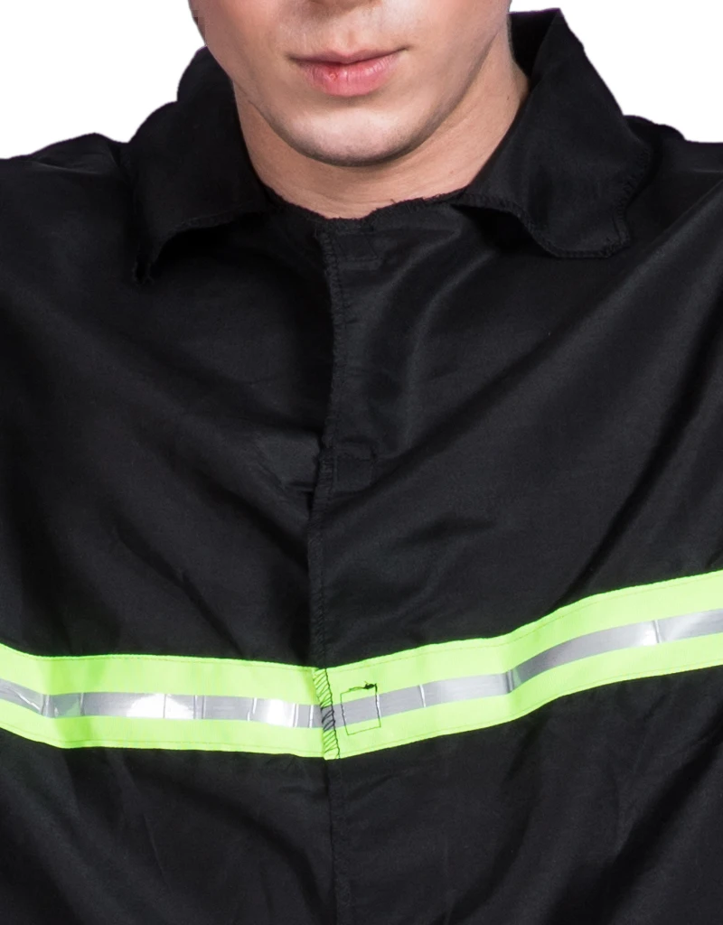 Plus size Fire Fighter Cosplay Adult Fireman Uniform Halloween Costume