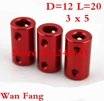 10pcs 3 x 3/ 3 x 4/ 3 x5/ 3 x6/ 3 x 3.17 D=12 L=20 Red Aluminum Rigid shaft coupler Shaft Motor Coupler Motor connector
10pcs 3 x 3/ 3 x 4/ 3 x5/ 3 x6/ 3 x 3.17 D=12 L=20 Red Aluminum Rigid shaft coupler Shaft Motor Coupler Motor connector