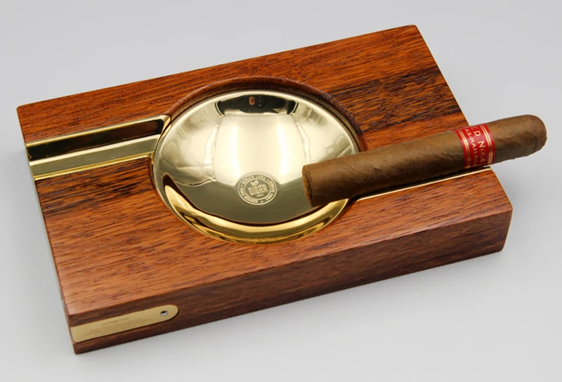 JIFENG Cigarette Ashtray Spoon Shaped Stainless Steel Groove Wood Cigar Ashtray Holder 2 Cigars
JIFENG Cigarette Ashtray Spoon Shaped Stainless Steel Groove Wood Cigar Ashtray Holder 2 Cigars