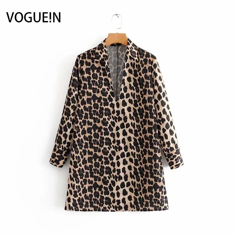 VOGUEIN New Womens Animal Leopard Sexy Deep V-Neck Long Sleeve Mini Dress Wholesale
VOGUEIN New Womens Animal Leopard Sexy Deep V-Neck Long Sleeve Mini Dress Wholesale