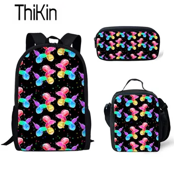 THIKIN 3pcs School Bags Set for Teenager Girls Balloon Dog Printing School Backpack Children Primary Schoolbag Kids Book Bags
THIKIN 3pcs School Bags Set for Teenager Girls Balloon Dog Printing School Backpack Children Primary Schoolbag Kids Book Bags