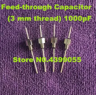 (10PCS)(50PCS)(100PCS) Feed-through Capacitor 1000pF 100V Metric M3 (3 mm thread) 102 1NF
(10PCS)(50PCS)(100PCS) Feed-through Capacitor 1000pF 100V Metric M3 (3 mm thread) 102 1NF