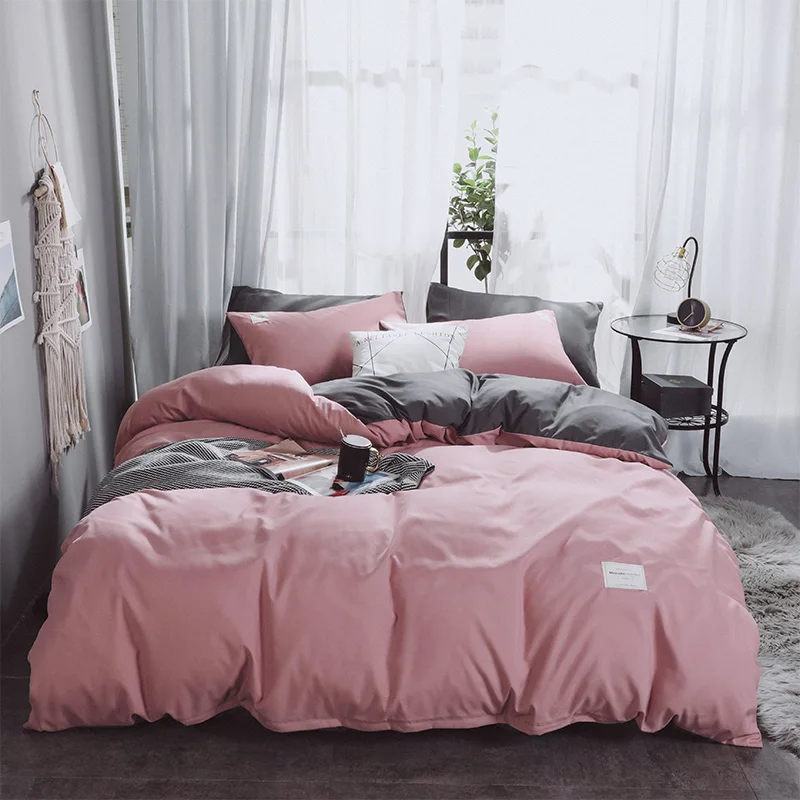 Nordic Simple 1.8/2m bed four sets of soft oversized pure color sheets set in winter imitation cotton students quilt cover
Nordic Simple 1.8/2m bed four sets of soft oversized pure color sheets set in winter imitation cotton students quilt cover
