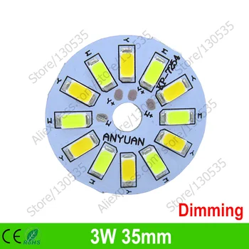 20PCS 3W 35mm led bulb dimming PCB board, Mix color aluminum plate base, Switch dimming board for downlight, ceiling
20PCS 3W 35mm led bulb dimming PCB board, Mix color aluminum plate base, Switch dimming board for downlight, ceiling