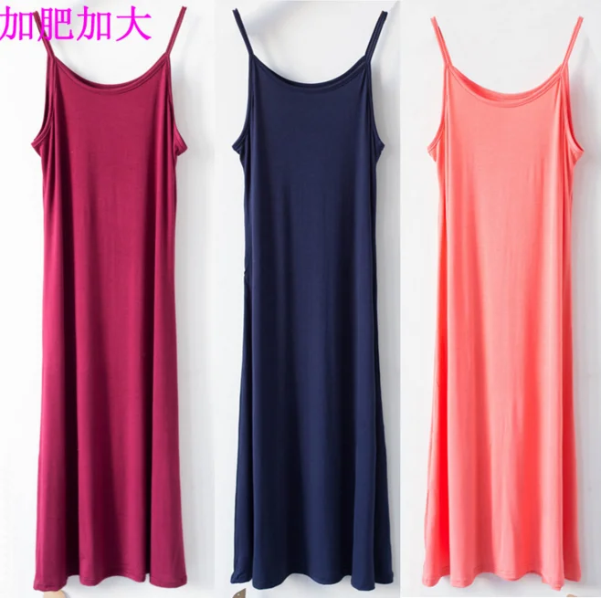 sling long dresses super plus size for 6XL women modal sleeveless shoulder strap dress summer new middle age mother bottom dress
sling long dresses super plus size for 6XL women modal sleeveless shoulder strap dress summer new middle age mother bottom dress