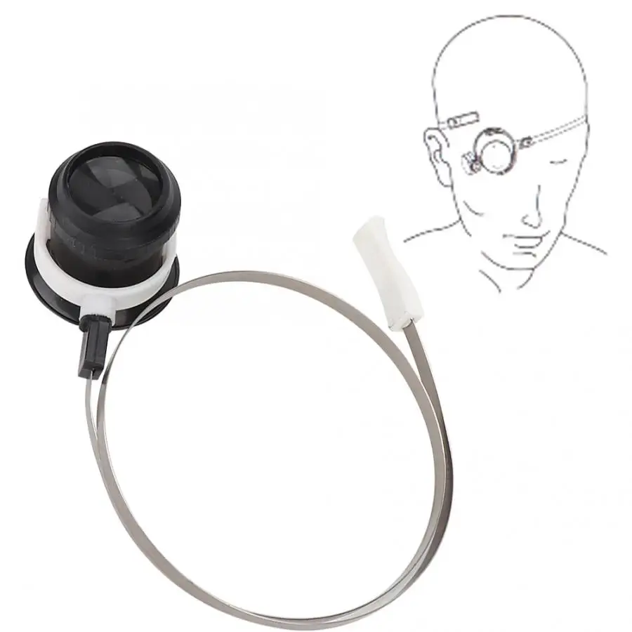 10X Eye Magnifier Tool Magnifying Glass Loupe Lens Watch Repair Accessory with Head Band High Quality Watch Tool For Watchmaker
10X Eye Magnifier Tool Magnifying Glass Loupe Lens Watch Repair Accessory with Head Band High Quality Watch Tool For Watchmaker