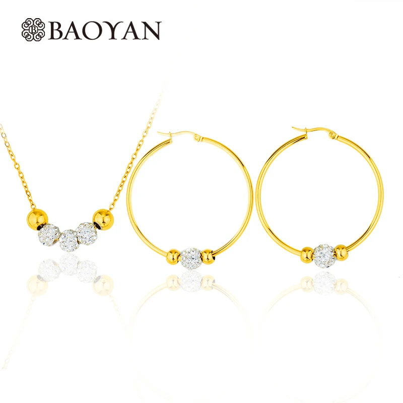 Элегантное хрустальное ожерелье Baoyan для женщин ожерелья и подвески из
