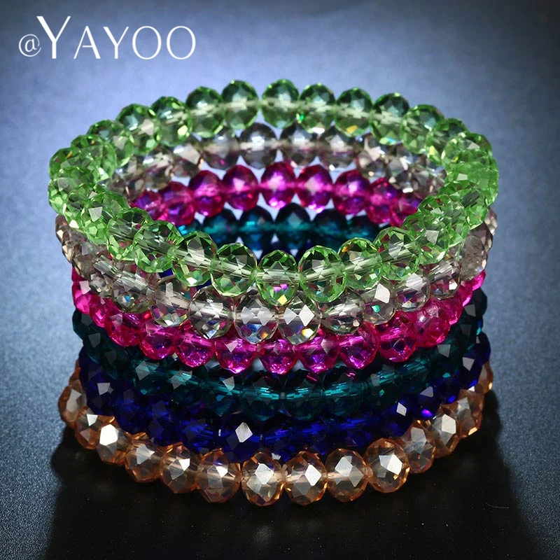 AYAYOO Fashion DIY Imitation Crystal Glass Bracelets Bangles With Beads Luxury Charms Women Bracelet Colorful Indian Bangles
AYAYOO Fashion DIY Imitation Crystal Glass Bracelets Bangles With Beads Luxury Charms Women Bracelet Colorful Indian Bangles