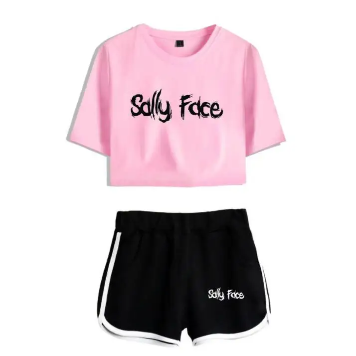 Sally Face Summer Kpops Women Two Piece Set Shorts And T-shirts Clothes 2018 Hot Sale Harajuku Print Plus Size XXL
Sally Face Summer Kpops Women Two Piece Set Shorts And T-shirts Clothes 2018 Hot Sale Harajuku Print Plus Size XXL