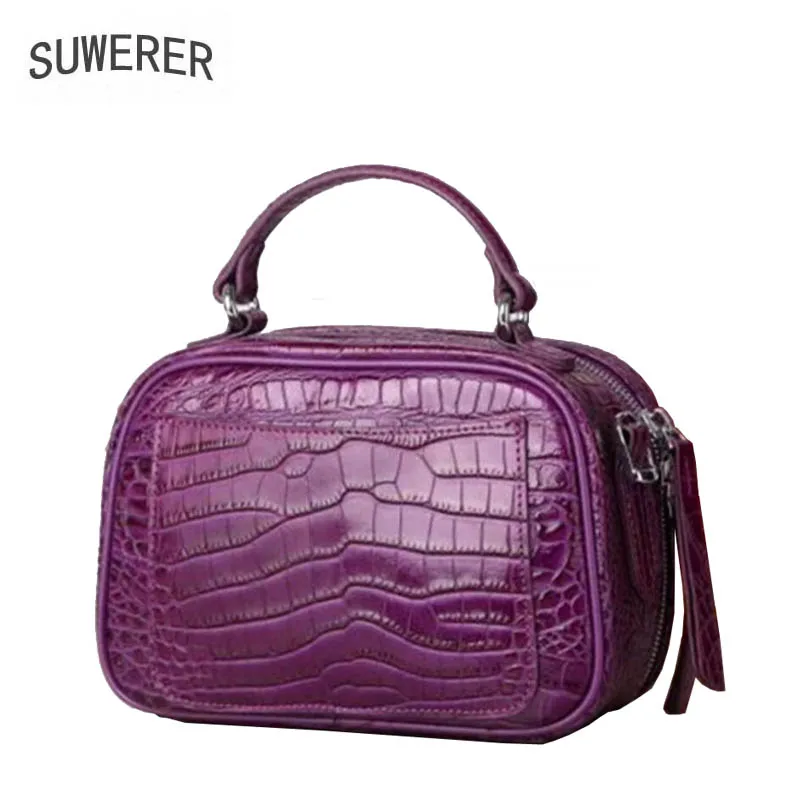 SUWERER 2019 New women leather handbags Superior cowhide Genuine Leather women bags Women famous brand Luxury embossed bag
SUWERER 2019 New women leather handbags Superior cowhide Genuine Leather women bags Women famous brand Luxury embossed bag