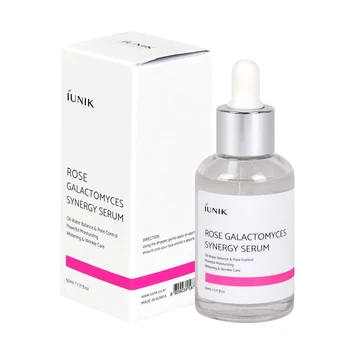 IUNIK Rose Galactomyces Synergy Serum 50ml Anti Aging Face Cream Sebum Control Facial Serum Moisturizing Skin Whitening Essence
IUNIK Rose Galactomyces Synergy Serum 50ml Anti Aging Face Cream Sebum Control Facial Serum Moisturizing Skin Whitening Essence