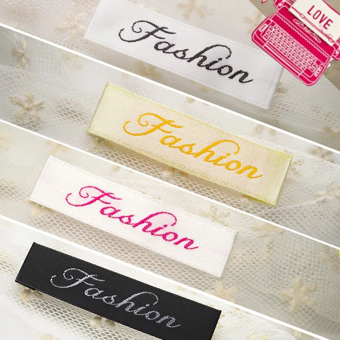Spot supplies High quality Fashion 15x60mm/30x60mm Labels 100pcs/lot Clothes Woven Labels End Folder Carment accessories
Spot supplies High quality Fashion 15x60mm/30x60mm Labels 100pcs/lot Clothes Woven Labels End Folder Carment accessories