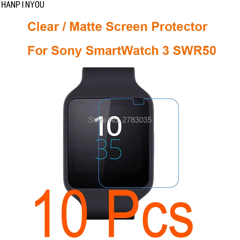 10 Pcs/Lot For Sony SmartWatch 3 SWR50 Clear Glossy / Anti-Glare Matte Screen Protector Protective Film Guard-Not Tempered Glass
10 Pcs/Lot For Sony SmartWatch 3 SWR50 Clear Glossy / Anti-Glare Matte Screen Protector Protective Film Guard-Not Tempered Glass