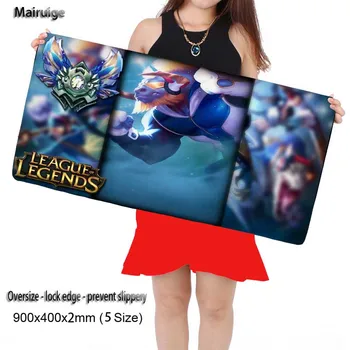 Mairuige League of Legends Mousepad Big Size 90x30x2cm Gaming Mouse Pad Anti-slip Para Lol Laptop for Csgo Dota2 Free Shipping
Mairuige League of Legends Mousepad Big Size 90x30x2cm Gaming Mouse Pad Anti-slip Para Lol Laptop for Csgo Dota2 Free Shipping