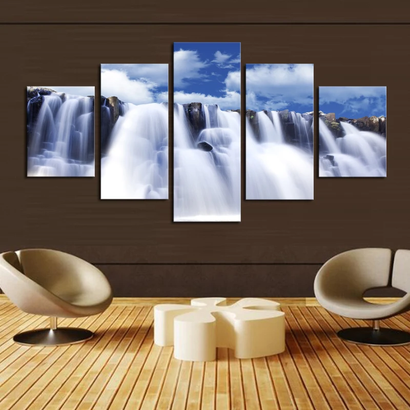 Luxry Unframed 5 PanelsThe Waterfall Picture Print Oil Painting Modern Canvas Wall Art For Wall Decor Home Decoration Artwork
Luxry Unframed 5 PanelsThe Waterfall Picture Print Oil Painting Modern Canvas Wall Art For Wall Decor Home Decoration Artwork