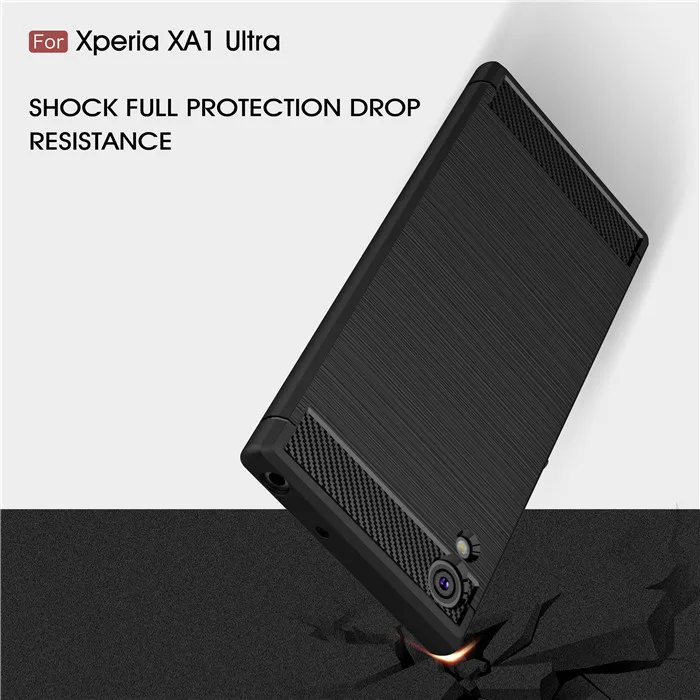For Sony Xperia XZ1 Compact XZ 1 case Hybrid Armor Rugged Carbon Fiber Brushed TPU phone Cover For Sony XA1 Plus XA 1 Ultra
For Sony Xperia XZ1 Compact XZ 1 case Hybrid Armor Rugged Carbon Fiber Brushed TPU phone Cover For Sony XA1 Plus XA 1 Ultra