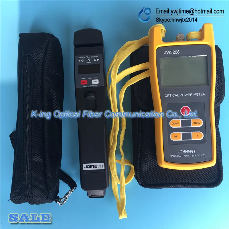2PCS JOINWIT JW3208 Optical Power Meter JW3208A Portable -70~+6dBm+JW3306D Live Fiber Identifier Optical Fiber Identifier
2PCS JOINWIT JW3208 Optical Power Meter JW3208A Portable -70~+6dBm+JW3306D Live Fiber Identifier Optical Fiber Identifier