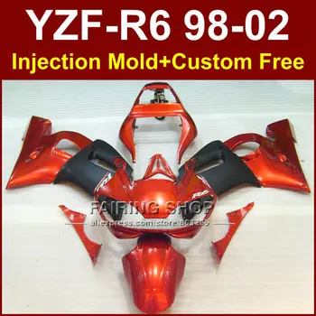 LF4 Injection fairing kits for YAMAHA YZFR6 1998 1999 2000 2001 2002 Burnt orange fairings YZF R6 98-02 YZF1000 body parts T4F
LF4 Injection fairing kits for YAMAHA YZFR6 1998 1999 2000 2001 2002 Burnt orange fairings YZF R6 98-02 YZF1000 body parts T4F