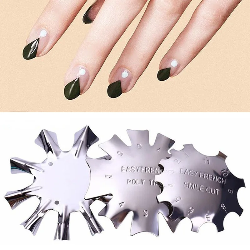 3 Styles Easy French Line Edge Nail Tool Smile Cutter Nail Stencil Edge Trimmer Multi-size Manicure Nail Art Styling Tools
3 Styles Easy French Line Edge Nail Tool Smile Cutter Nail Stencil Edge Trimmer Multi-size Manicure Nail Art Styling Tools