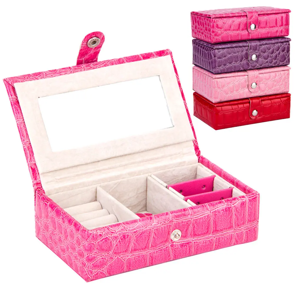 Fashion Women PU Leather Jewelry Ring Necklace Earrings Box Cosmetic Display Bag Storage Boxes HG99
Fashion Women PU Leather Jewelry Ring Necklace Earrings Box Cosmetic Display Bag Storage Boxes HG99