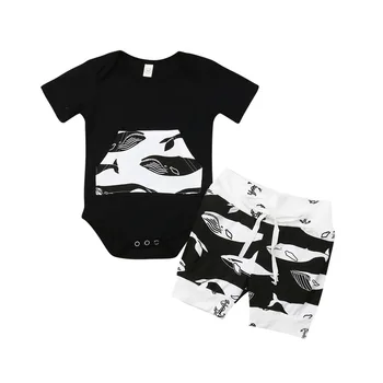 Summer Newborn Baby Boy Clothing Set Short Sleeve Pocket Bodysuit Tops Print Shorts Pant Bottom 2PCS Baby Clothes
Summer Newborn Baby Boy Clothing Set Short Sleeve Pocket Bodysuit Tops Print Shorts Pant Bottom 2PCS Baby Clothes