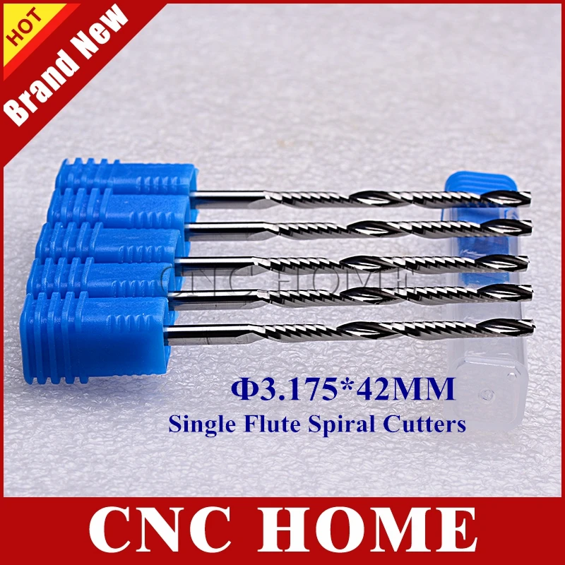 5pcs 3.175*42mm One Flute Milling Cutter Solid Carbide CNC Router Spiral Bits for Wood Woodworking CNC Machines
5pcs 3.175*42mm One Flute Milling Cutter Solid Carbide CNC Router Spiral Bits for Wood Woodworking CNC Machines