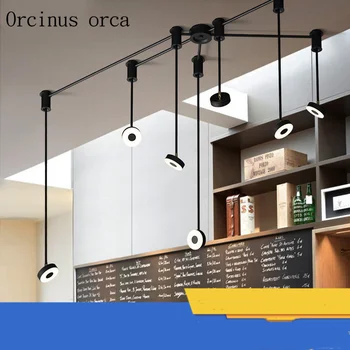 Postmodern creative personality multi head LED chandelier clothing shop restaurant Nordic minimalist art iron pendant lamp
Postmodern creative personality multi head LED chandelier clothing shop restaurant Nordic minimalist art iron pendant lamp
