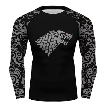Custom Game of Throne House Stark compression shirt long sleeve rashguar men Fitness tops t-shirt boy bodybuilding men's T shirt
Custom Game of Throne House Stark compression shirt long sleeve rashguar men Fitness tops t-shirt boy bodybuilding men's T shirt